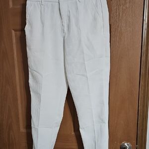 Elegant Men's White Dress Pants